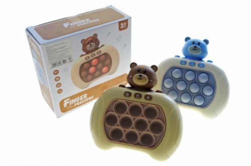 Логічна гра "Finger Press Pop-It Console" 2 кольори, в коробці 0000 р. 11*6*13 см