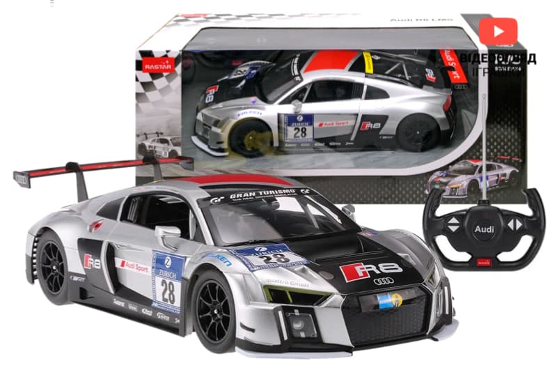 Машина "Audi R8 LMS" на радіокеруванні, в коробці 75300 р.43*22.5*17.5см