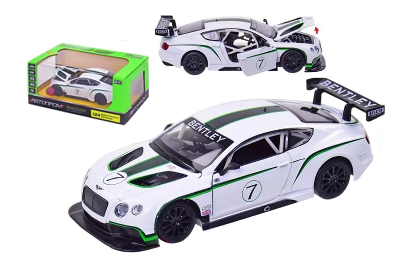 Машина металева 68266A 1: 24 Bentley Continental GT3 Concep, відкриваються двері, в коробці 24,5x10x12,5 см АВТОПРОМ