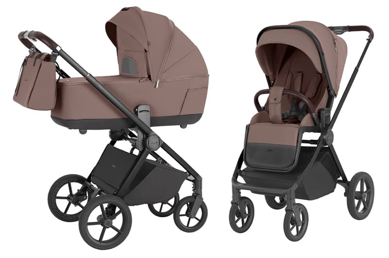 Коляска універсальна CRL-6527 "Ultra" Canvas Beige 2в1 CARRELLO