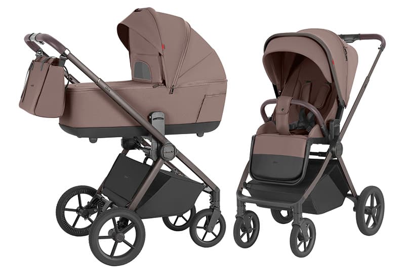 Коляска універсальна CRL-6527 Ultra 2в1 Canvas Beige (Color Frame) CARRELLO