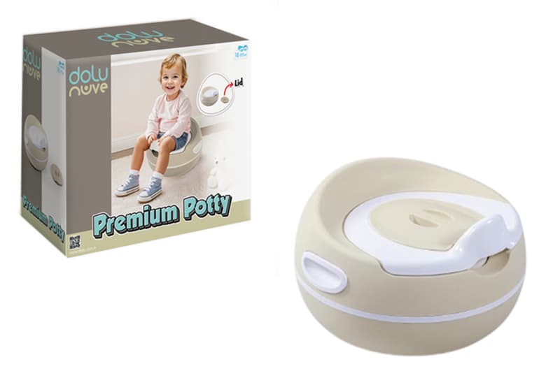 Горщик дитячий 7194 PREMIUM бежевий DOLU