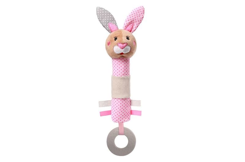 Брязкальце 621 "Кролик Юлія" з пищалкою р.24x9 см BabyOno