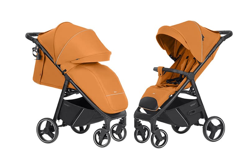 Прогулянкова коляска CARRELLO Bravo CRL-8512 Amber Orange 2024