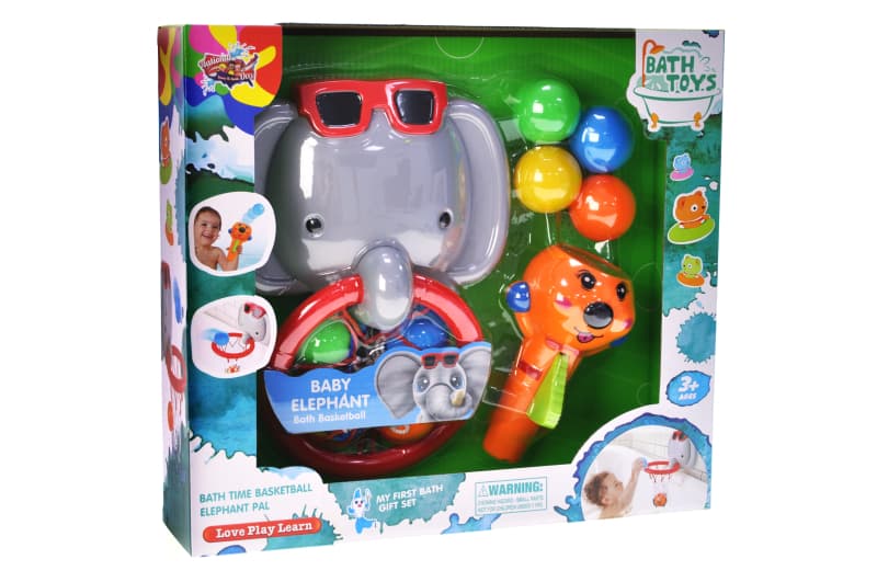 Іграшка для купання 33555 "Слоник" в коробці р.35x8,5x32 см YG Toys