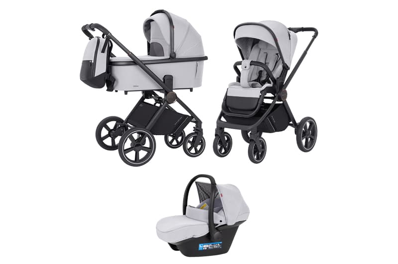 Коляска універсальна CRL-6519 Ultimo "3in1" Arctic Grey CARRELLO