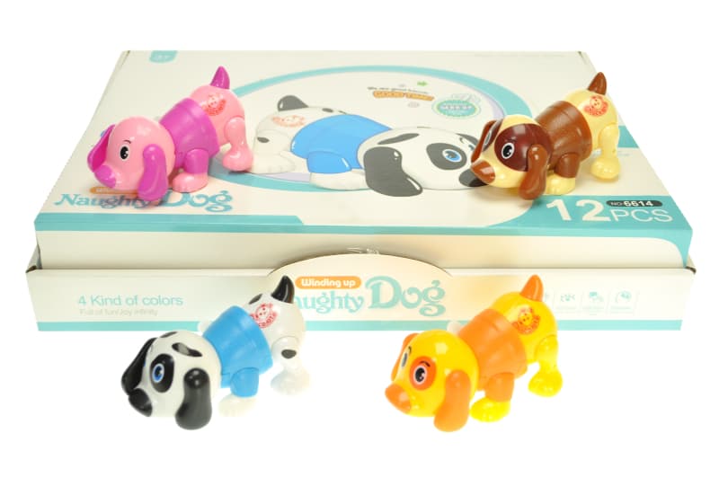 Іграшка заводна 6614 "Собачка" в дисплеї 12 шт. р.37x28x7,5 см YG Toys