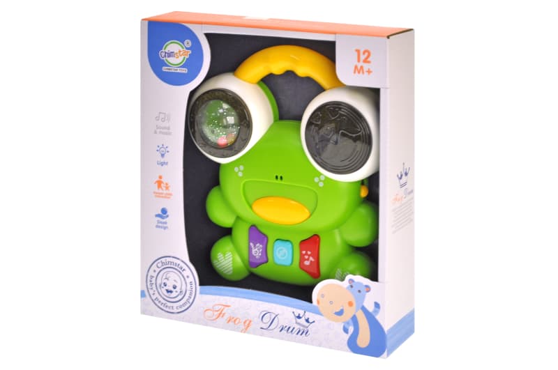 Іграшка музична 503-11 "Жабка" в коробці р.16,3x4,5x18,5 см YG Toys