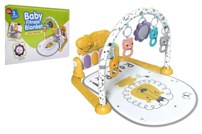 Килимок з брязкальцями 6656 музичний, в коробці р.42,3x9x37,8 см YG Toys