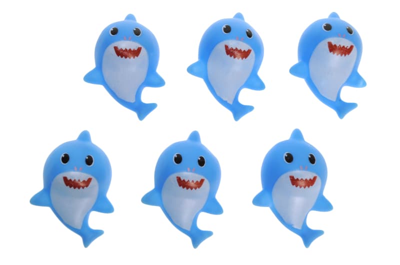 Набір пікалок AY601G "Baby Shark" 6 шт. в кульку р.8x6x3 см YG Toys