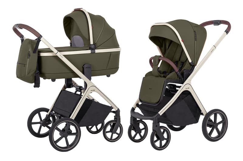 Коляска універсальна CRL-6550 "Vector" 2in1 Deep Green CARRELLO
