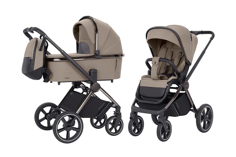 Коляска універсальна CRL-6520 "Ultimo" 2in1 Pearl Beige CARRELLO