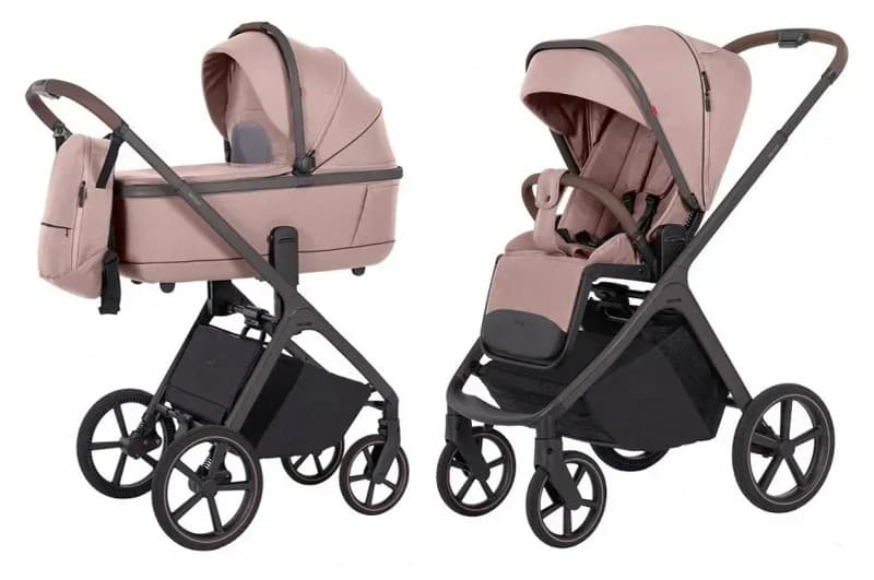 Коляска універсальна CRL-6550 "Vector" 2in1 Cupcake Beige CARRELLO