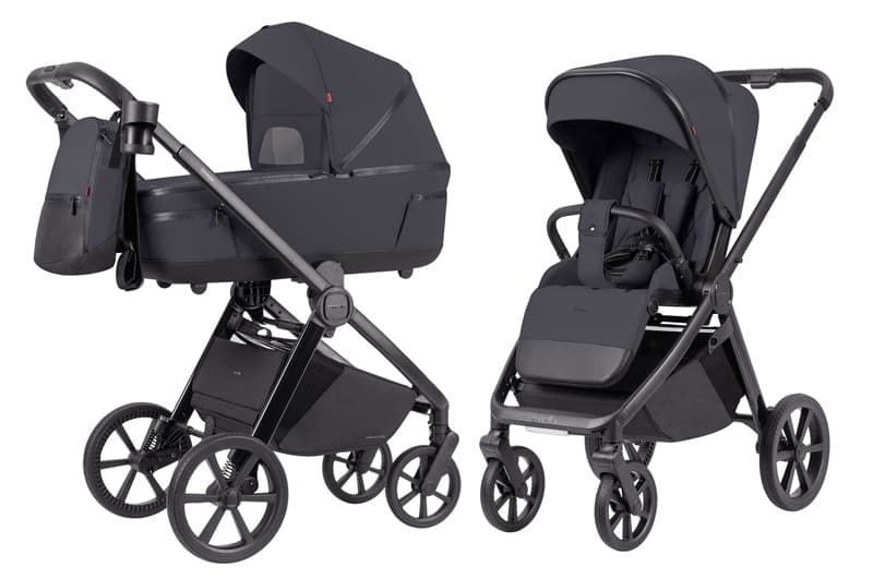 Коляска універсальна CRL-6540/1 "Omega" 2in1 Meteor Grey CARRELLO