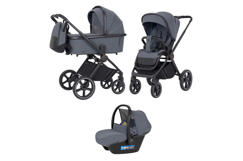 Коляска універсальна CARRELLO Ultimo CRL-6519 (3in1) Cool Grey