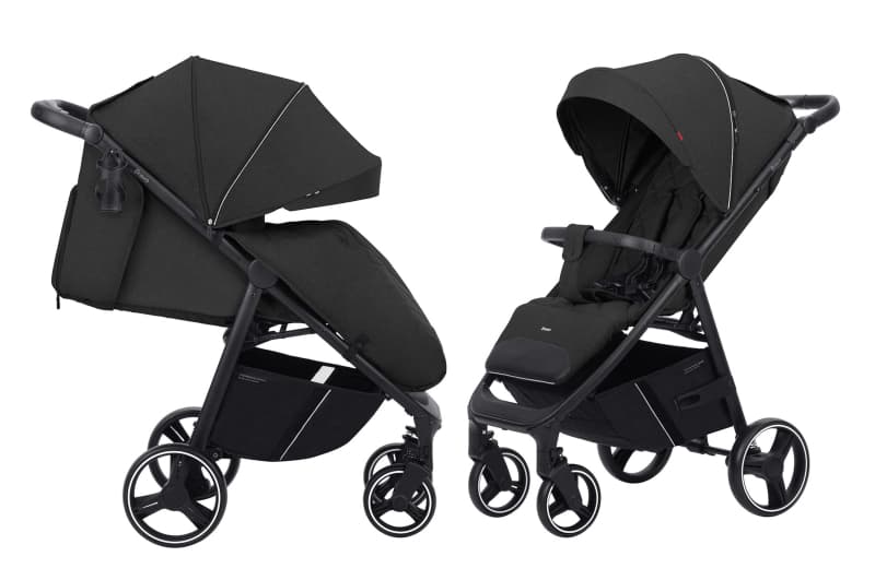 Коляска прогулянкова CRL-8512 "Bravo" Pure Black CARRELLO