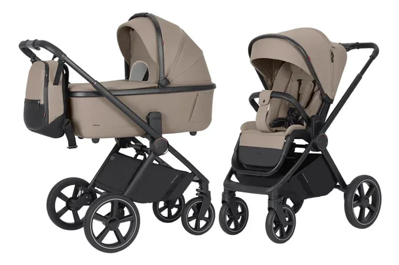 Коляска універсальна CRL-6528 "Ultimo" 2in1 Pearl Beige CARRELLO