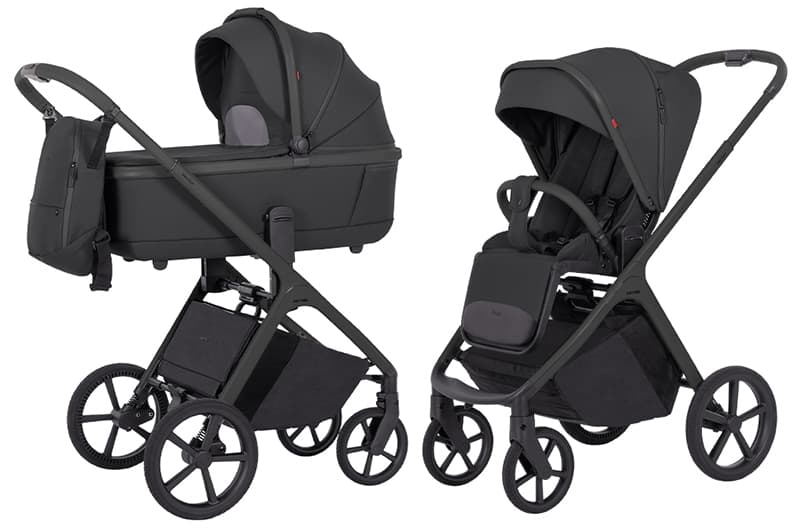 Коляска універсальна CRL-6550 "Vector" 2in1 Magnet Black CARRELLO