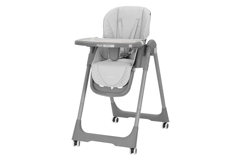 Стілець для годування T-671 Junior Light Grey TILLY