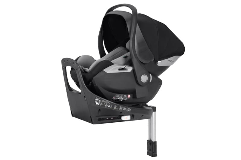 Автокрісло + база з обертанням CRL-18001 "Vega" chillax i-Size 40-87см ISOFIX CARRELLO