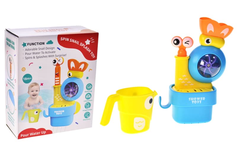 Іграшка для купання 52121 "Равлик" в коробці р.18x9x22 см YG Toys