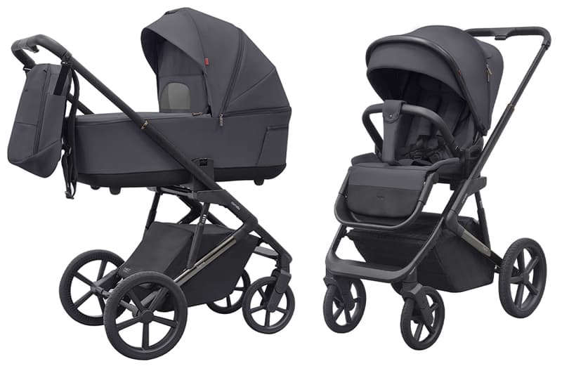 Коляска універсальна CRL-6523 "Sigma" 2in1 Club Grey CARRELLO