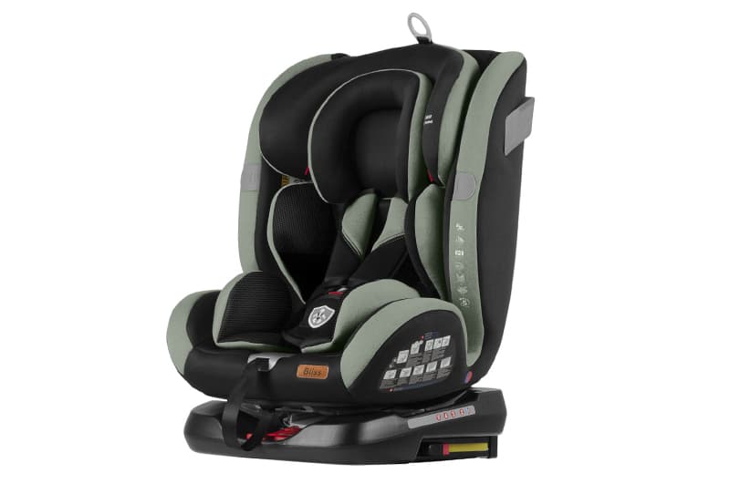 Автокрісло T-535 "Bliss" Olive Green 0+1+2+3, ISOFIX, з поворотом TILLY