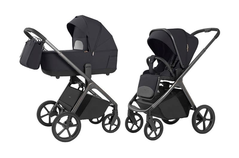 Коляска універсальна CRL-6551 "Vector" 2in1 Shadow Black CARRELLO