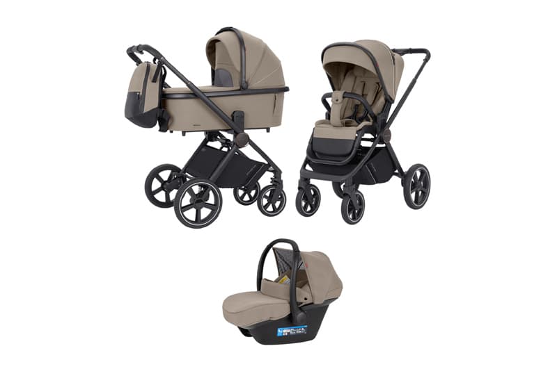 Коляска універсальна CRL-6519 "Ultimo" 3in1 Pearl Beige CARRELLO
