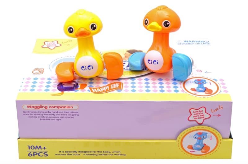 Іграшка заводна S74 "Каченя" в дисплеї 6 шт. р.41,2x25,8x15 см YG Toys