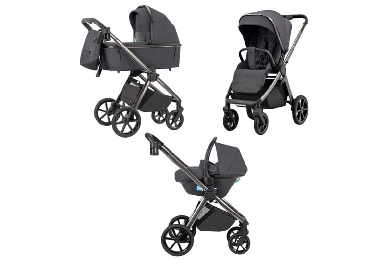Коляска універсальна CARRELLO Omega CRL-6535/1 (3in1) Excellent Grey