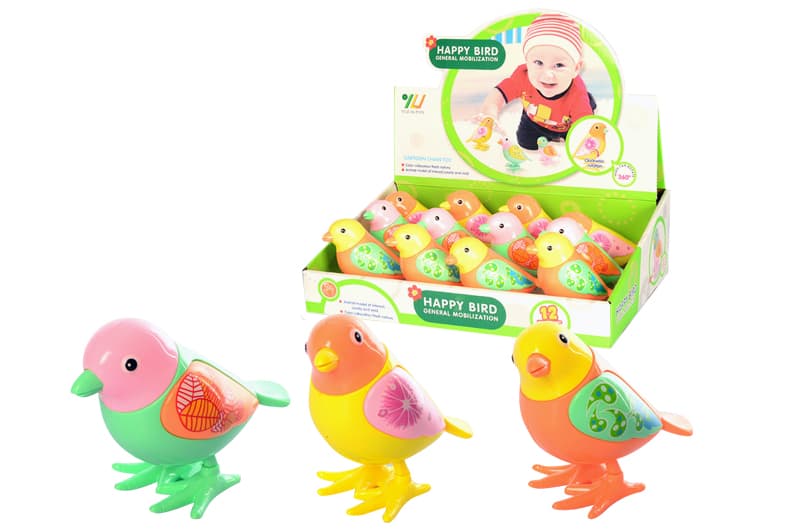 Іграшка заводна A780-23 "Пташка" в дисплеї 12 шт. р.11x9,3x5,8 см YG Toys
