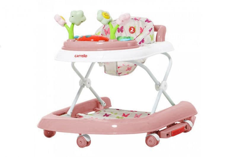 Ходунки Fiore CRL-9606 Rose 3 в 1 (ходунки, гойдалка, каталка) CARRELLO