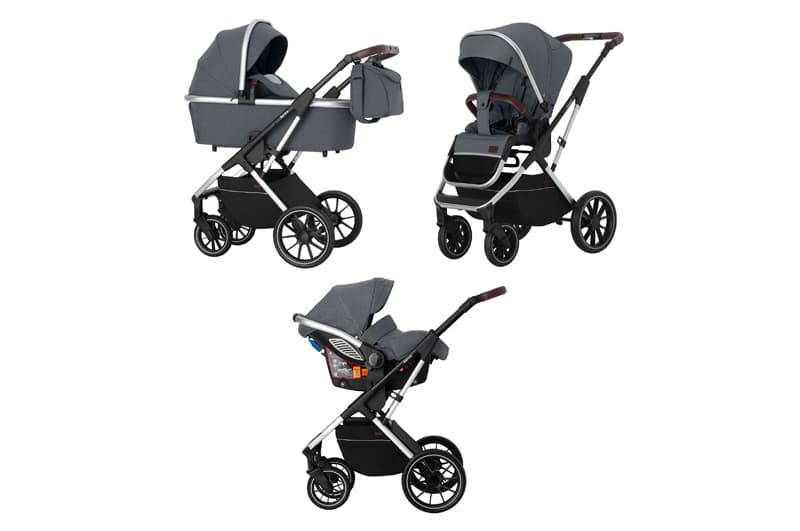 Коляска універсальна CARRELLO Aurora CRL-6502/2 (3in1) Iron Grey