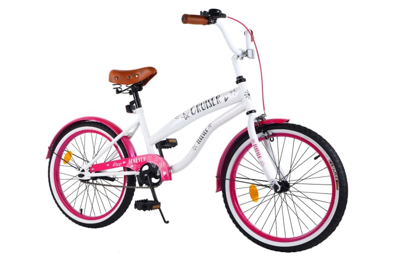 Велосипед CRUISER 20' T-22036 white+crimson