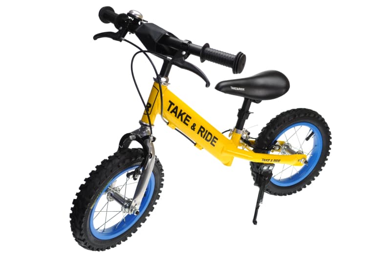 Велобіг Take&Ride RB-50 Pro з тормозами і лапкою MULTICOLOR