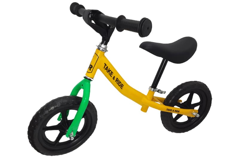 Велобіг Take&Ride RB-40 light EVA Classic жовто-салатовий
