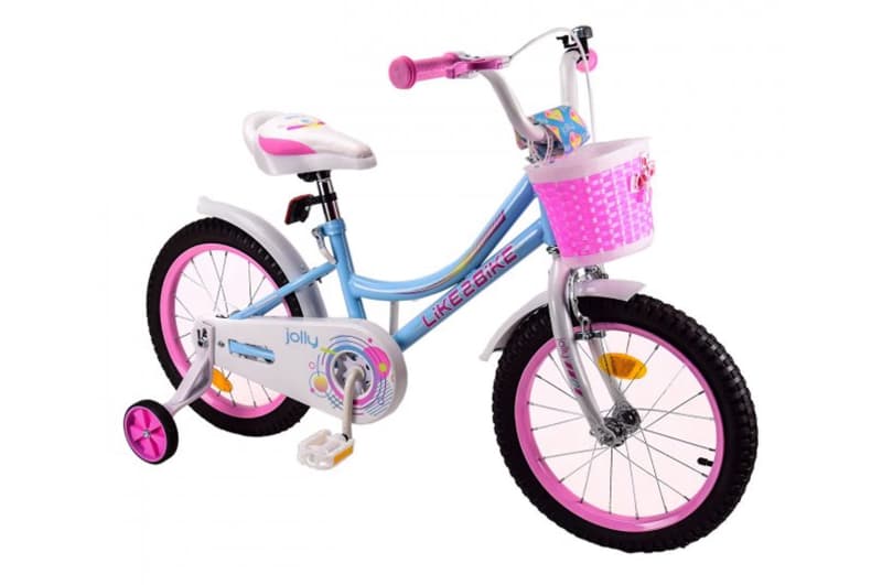 Велосипед дитячий 2-х колісний 12'', 211208, Like2bike Jolly, блакитний, рама сталь, із дзвінком, руч.гальма, збірка 75%