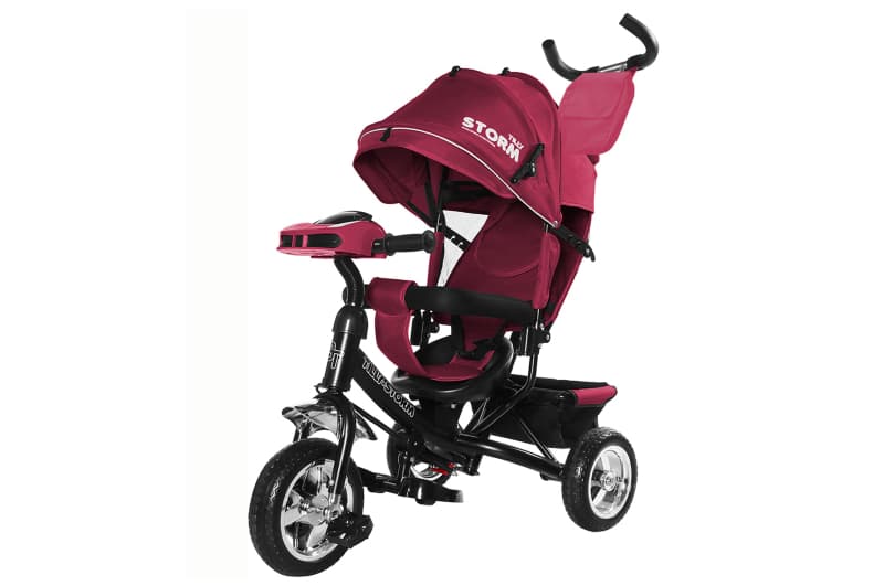 Велосипед триколісний TILLY STORM T-349/2 Червоний, в коробці р, 60*28*31 см.