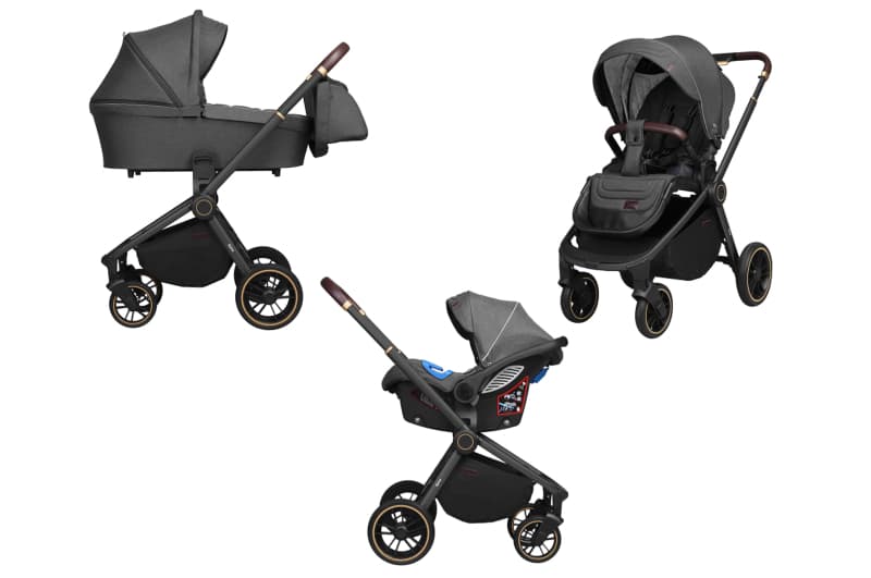 Коляска універсальна Epica CRL-8511/1 (3in1) Iron Grey