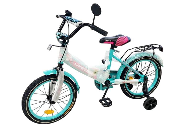 Велосипед дитячий 2-х колісний 16'' 211611 Like2bike Jolly, голубий, рама сталь, з дзвінком, ручні гальма