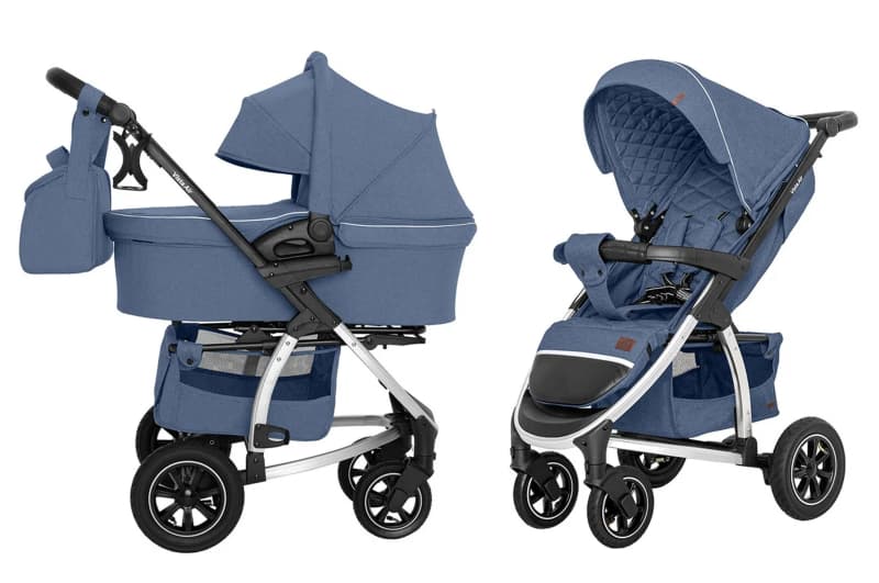 Коляска універсальна Vista CRL-6506 (2in1) Denim Blue CARRELLO