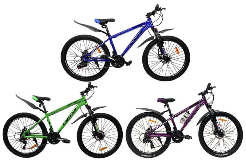 Велосипед Титан 26 "Cross Hunter Alu Lock" DD 13р (синій,зелений,фіолет)