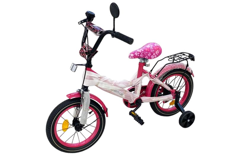 Велосипед дитячий 2-х колісний14''241601 Like2bike Sky, Рожевий, рама сталь, з дзвінком