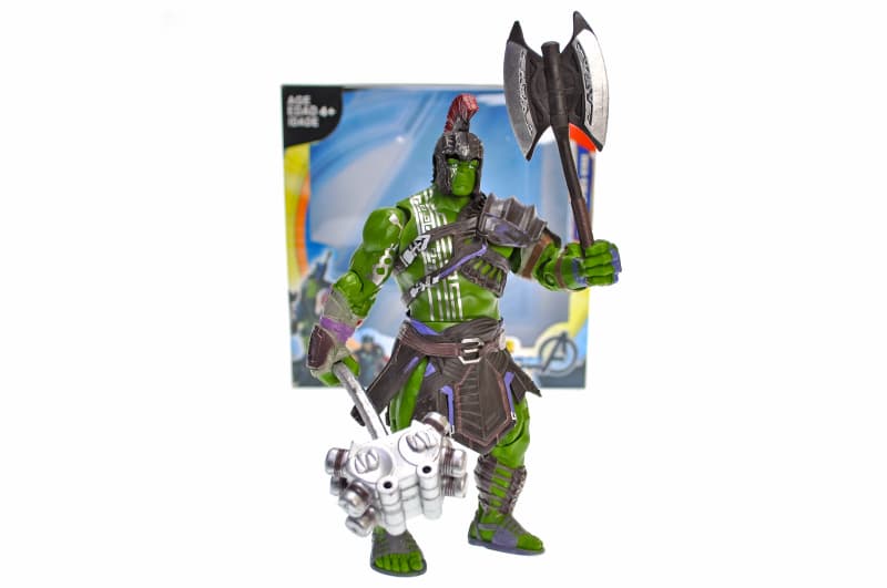 Супергерой B9177-A1 з 2 видами зброї, шлемів, в коробці YG TOYS