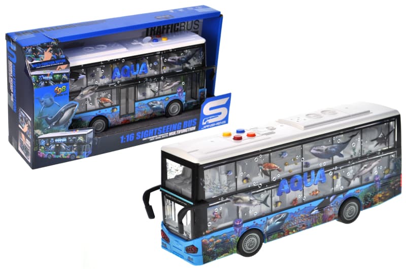 Автобус інерційний JS123-C озвучений, зі світлом, в коробці р.33x9,5x16,5 см YG Toys