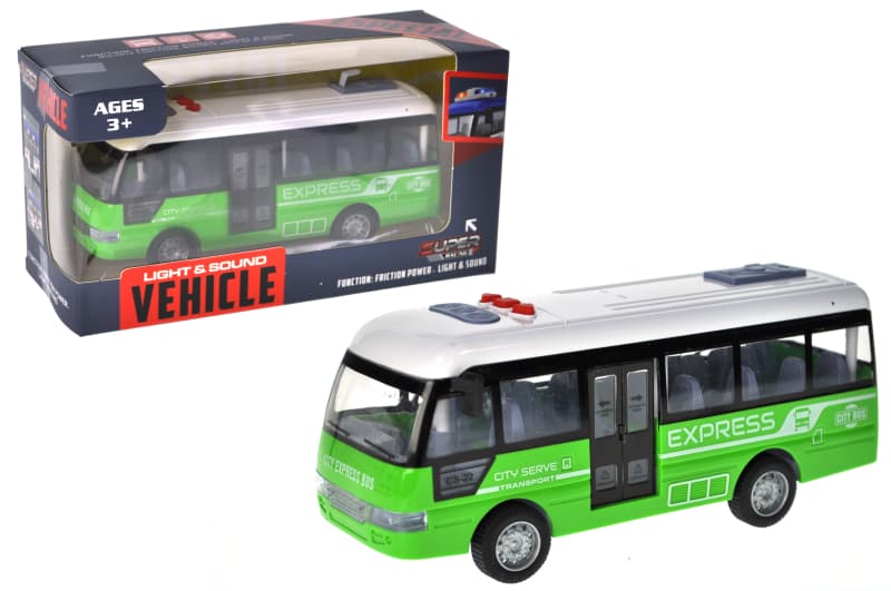 Автобус інерційний YM-9907B озвучений, зі світлом, в коробці р.23x9x12 см YG Toys