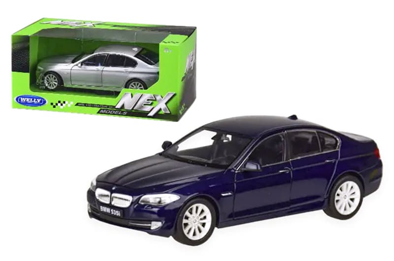 Машина метал 24026W "WELLY"1:24 BMW 535I, 2 кольори, в коробці 23*11*10см