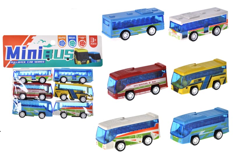 Набір автобусів інерційних HET-057 в кульку р.20x3x17 см YG Toys