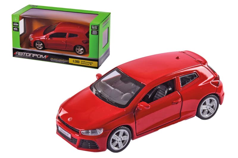 Машина мет. АВТОПРОМ арт. 4350 (96шт/2) 1:38 Volkswagen Scirocco R,відкр..двері, короб. 14,5*6,5*7с